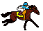 racing horse graphic